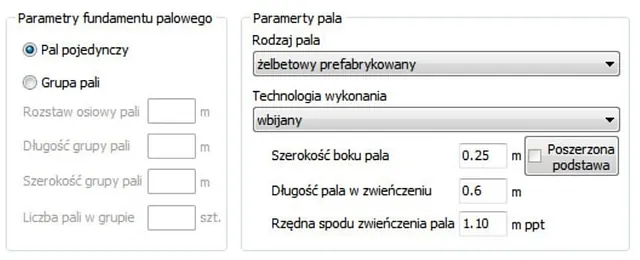 Nośność i sztywność boczna pala pojedynczego